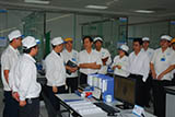 2010年11月8日格力电器朱江洪董长莅临参观